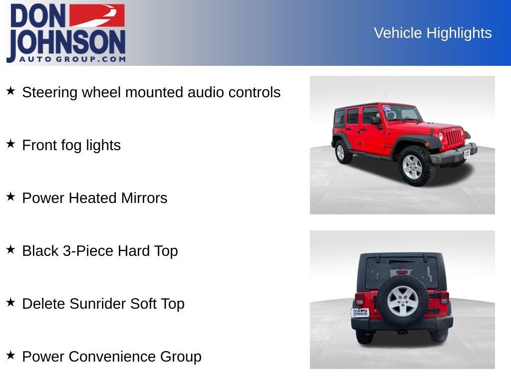 2016 Jeep Wrangler Unlimited Sport