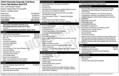 2024 Chevrolet Colorado Trail Boss