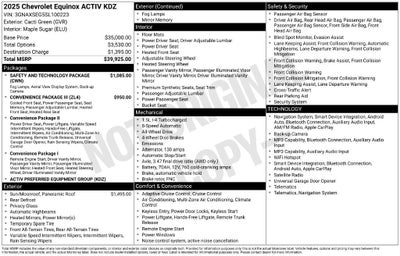 2025 Chevrolet Equinox ACTIV