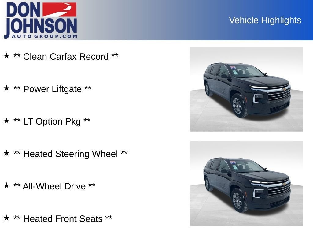 2025 Chevrolet Traverse LT