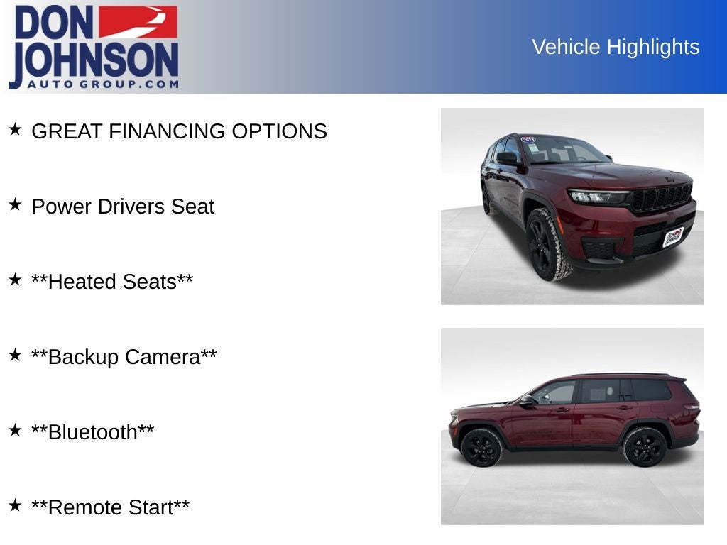 2023 Jeep Grand Cherokee L Altitude 4x4