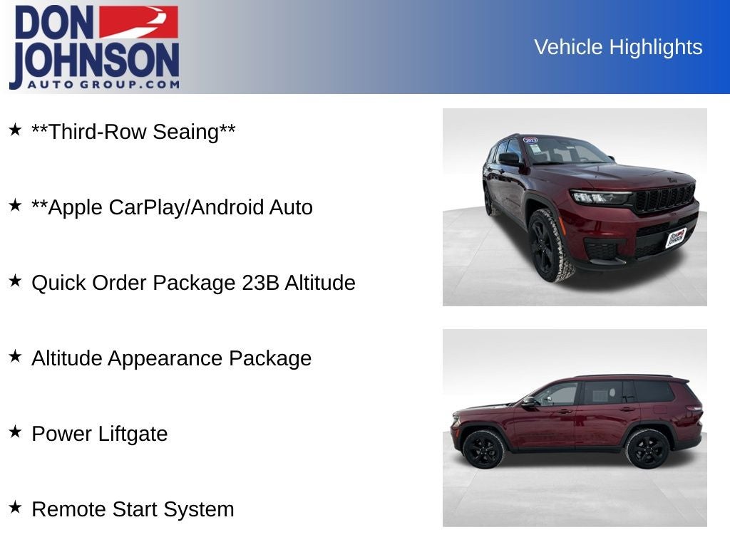 2023 Jeep Grand Cherokee L Altitude 4x4