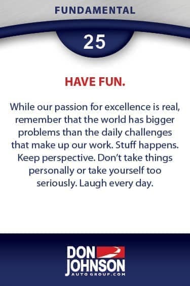 Fundamental 25 - Have Fun