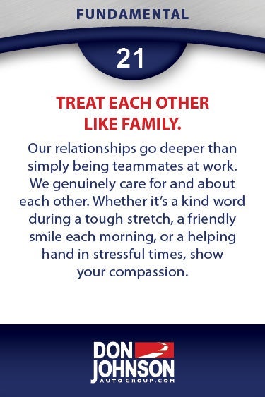 Fundamental 21 - Be Positive