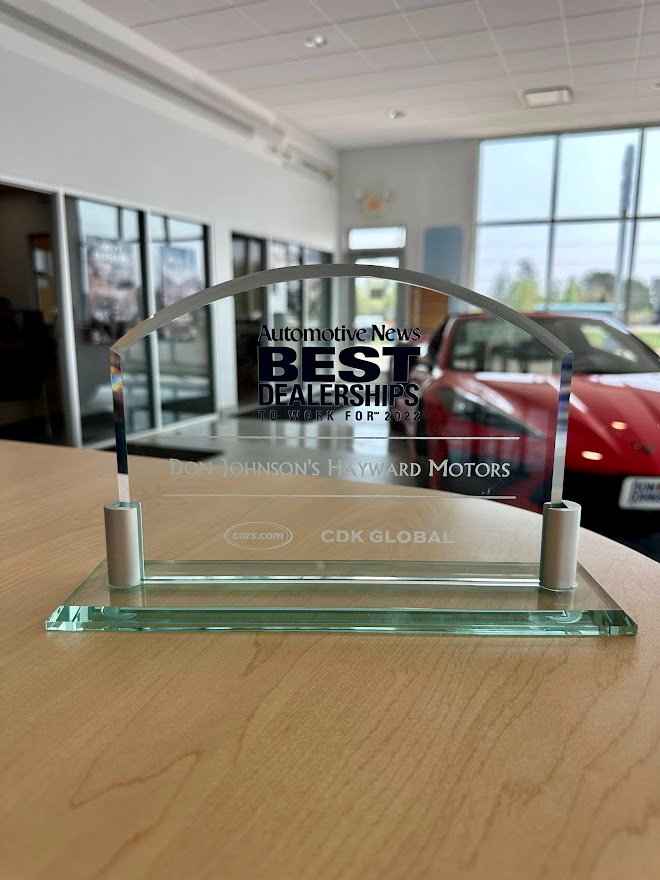 Award - Don Johnson's Ladysmith Motors in Ladysmith WI